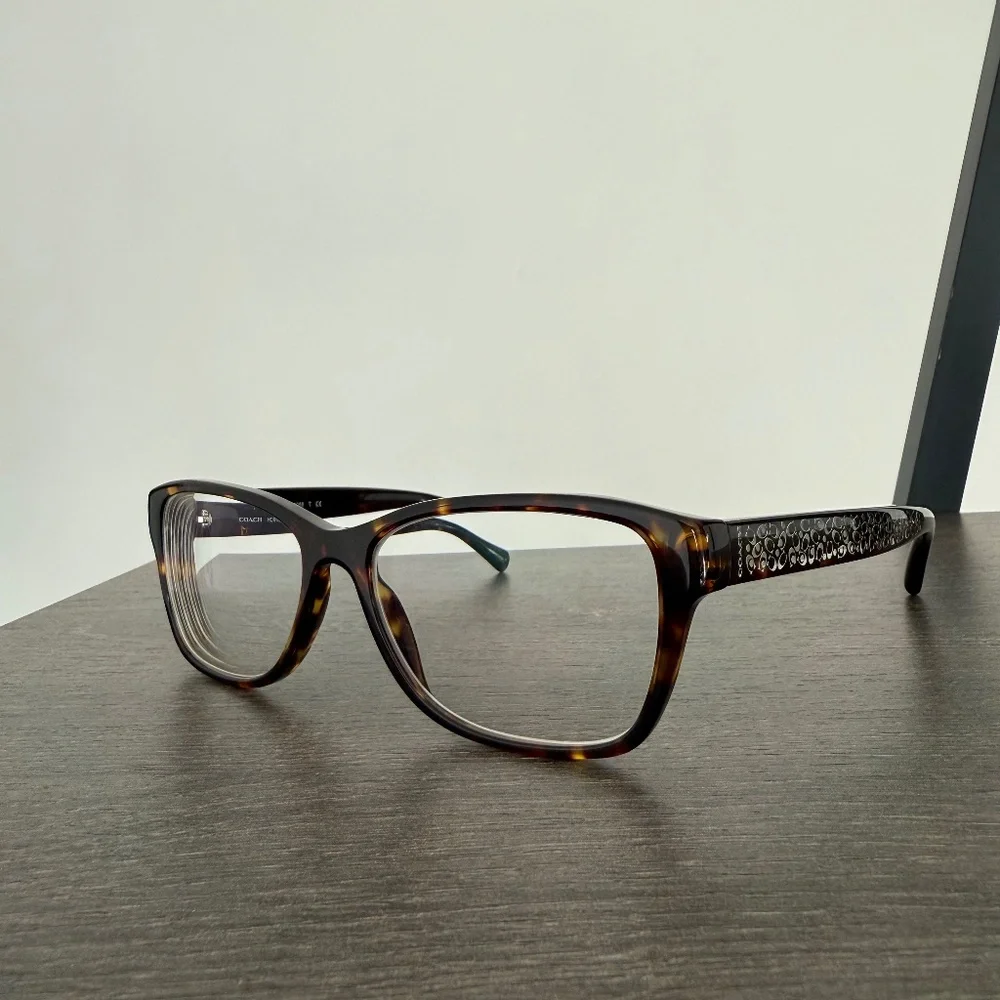 Coach 5120 Dark Tortoise Eyeglass Frames 54-16-135 w Case